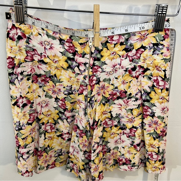 Vintage 1990s Flowy Floral Skort Size XS - Picture 7 of 12